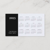 Moderne Foto 2023 Agenda Visitekaartje (Achterkant)