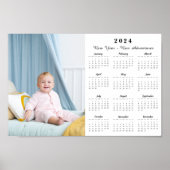 Moderne foto 2024 Nieuwjaarskalender poster (Voorkant)