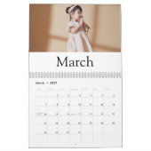 Moderne foto 2025 kalender (Mar 2027)