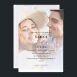 Moderne foto 7 Vertical Wedding Invitation Kaart<br><div class="desc">Breng uw gasten in de stemming voor uw bruiloft met uw Moderne Foto 7 Vertical Wedding Invitations. Unieke uitnodigingen,  gebruikend uw eigen foto.</div>