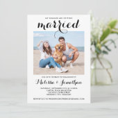 Moderne Foto Aangepaste Pet Weddenschap Kaart (Staand voorkant)