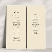 Moderne Foto Aangepaste QR Code bruiloft Menu