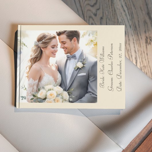 Moderne Foto Aangepaste Qr-code Gastenboek