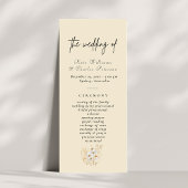 Moderne Foto Aangepaste Qr-code Huwelijksprogramma Menu