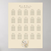 Moderne Foto Aangepaste Qr Code zitgrafiek Poster (Voorkant)