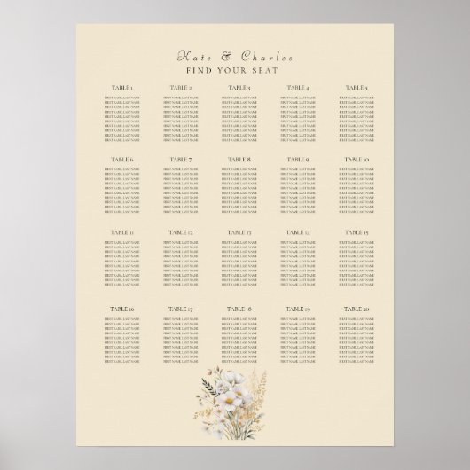 Moderne Foto Aangepaste Qr Code zitgrafiek Poster (Voorkant)