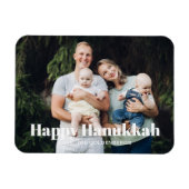 Moderne foto afbeelding afbeelding aangepaste teks magneet (Horizontaal)