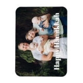 Moderne foto afbeelding afbeelding aangepaste teks magneet (Verticaal)