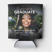 Moderne foto afstudeerfeest  blikjeskoeler (Voorkant)