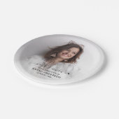 Moderne Foto Afstudeerfeest Papieren Bordje (Gekanteld)