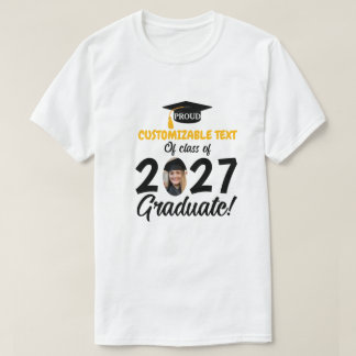 Moderne foto Afstudeerherinneringen voor het gezin T-shirt
