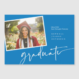 Moderne foto Afstuderen aankondiging momentopname