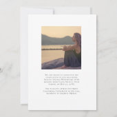 Moderne foto-Afstuderen Cirkel wit Aankondiging (Achterkant)