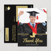 Moderne Foto afstuderen class van 2022 Hartelijk d Briefkaart (Voorkant / Achterkant)