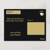 Moderne Foto afstuderen class van 2022 Hartelijk d Briefkaart (Achterkant)