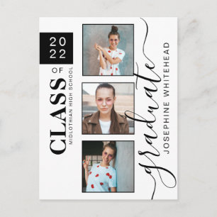 Moderne Foto Afstuderen Collage 2022 Briefkaart