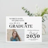Moderne foto afstuderen eenvoudige afstuderen-uitn (Staand voorkant)