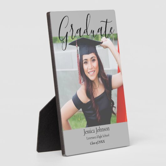 Moderne foto Afstuderen Fotoplaat (Zijkant)