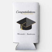 Moderne Foto afstuderen klasse 2023 Seltzer Blikjeskoeler (Achterkant)