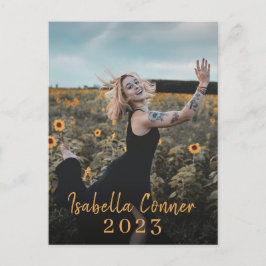 Moderne foto-Afstuderen klasse van de aankondiging