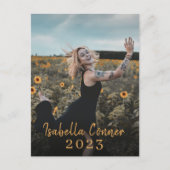 Moderne foto-Afstuderen klasse van de aankondiging (Voorkant)