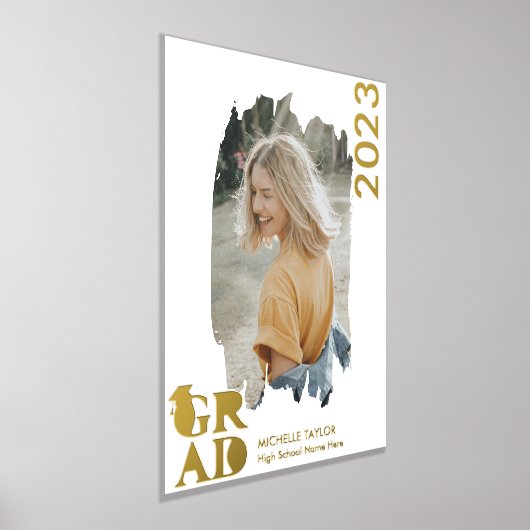 Moderne foto Afstuderen Lijst op de middelbare sch Folie Afdrukken (Laagn)