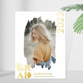 Moderne foto Afstuderen Lijst op de middelbare sch Folie Afdrukken