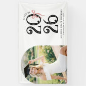 Moderne Foto Arch Afstudeerfeest Spandoek (Verticaal)