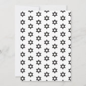 Moderne foto Bat Mitzvah uitnodiging nummer 10 (Achterkant)