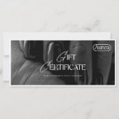 Moderne Foto Beauty Salon Cadeaukaart (Voorkant)