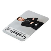 Moderne foto bekleding eenvoudige afstudeerder aan magneet (Linkerzijde)