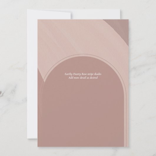 Moderne foto bespaart de Dates Wedding Kaart (Achterkant)