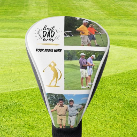 Moderne foto beste golfcadeaus voor papa golfheadcover