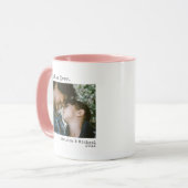 Moderne foto Beste mam ooit schrijfmachine koffie Mok (Voorkant links)