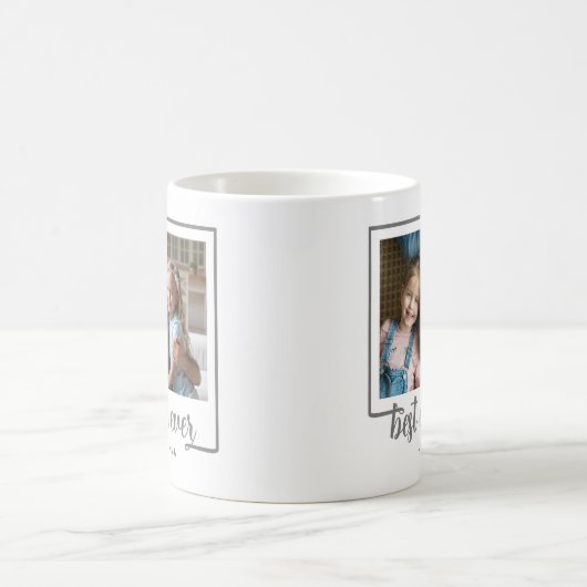 Moderne foto Beste pap ooit script Koffiemok (Center)