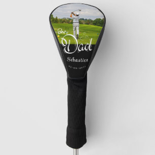 Moderne foto Beste vader Golf Head Hoesje Golfheadcover