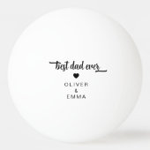 Moderne foto beste vader ooit pingpongbal (Achterkant)