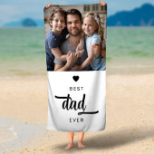 Moderne foto beste vader ooit strandlaken