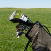 Moderne foto beste vader van Par Golf Head Hoesje Golfheadcover (Insitu)