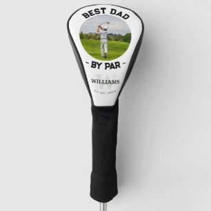 Moderne foto beste vader van Par Golf Head Hoesje Golfheadcover