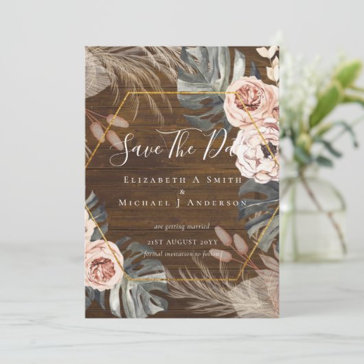 Moderne Foto Bewaar Data PAMPAS Koraal Tropisch (Staand voorkant)