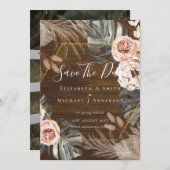 Moderne Foto Bewaar Data PAMPAS Koraal Tropisch (Voorkant / Achterkant)