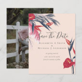 Moderne FOTO Bewaar data Pampasgras Tropisch (Voorkant / Achterkant)