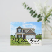 Moderne foto bewegende aankondiging briefkaart (Staand voorkant)