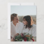 Moderne foto bijbel vers Christelijke bruiloft Kaart (Achterkant)