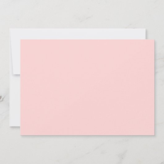 Moderne foto Blush Pink Stripes Afstuderen Kaart (Achterkant)