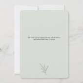 Moderne Foto Boog Botanische Verloving Save The Date (Achterkant)