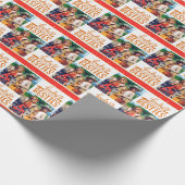 Moderne foto bruidsmeisje bruiloft cadeau cadeaupapier (Hoek)