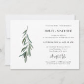 Moderne foto bruiloft Elopement alles in één Kaart (Achterkant)