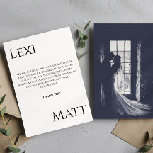 Moderne foto bruiloft - Hartelijk dank